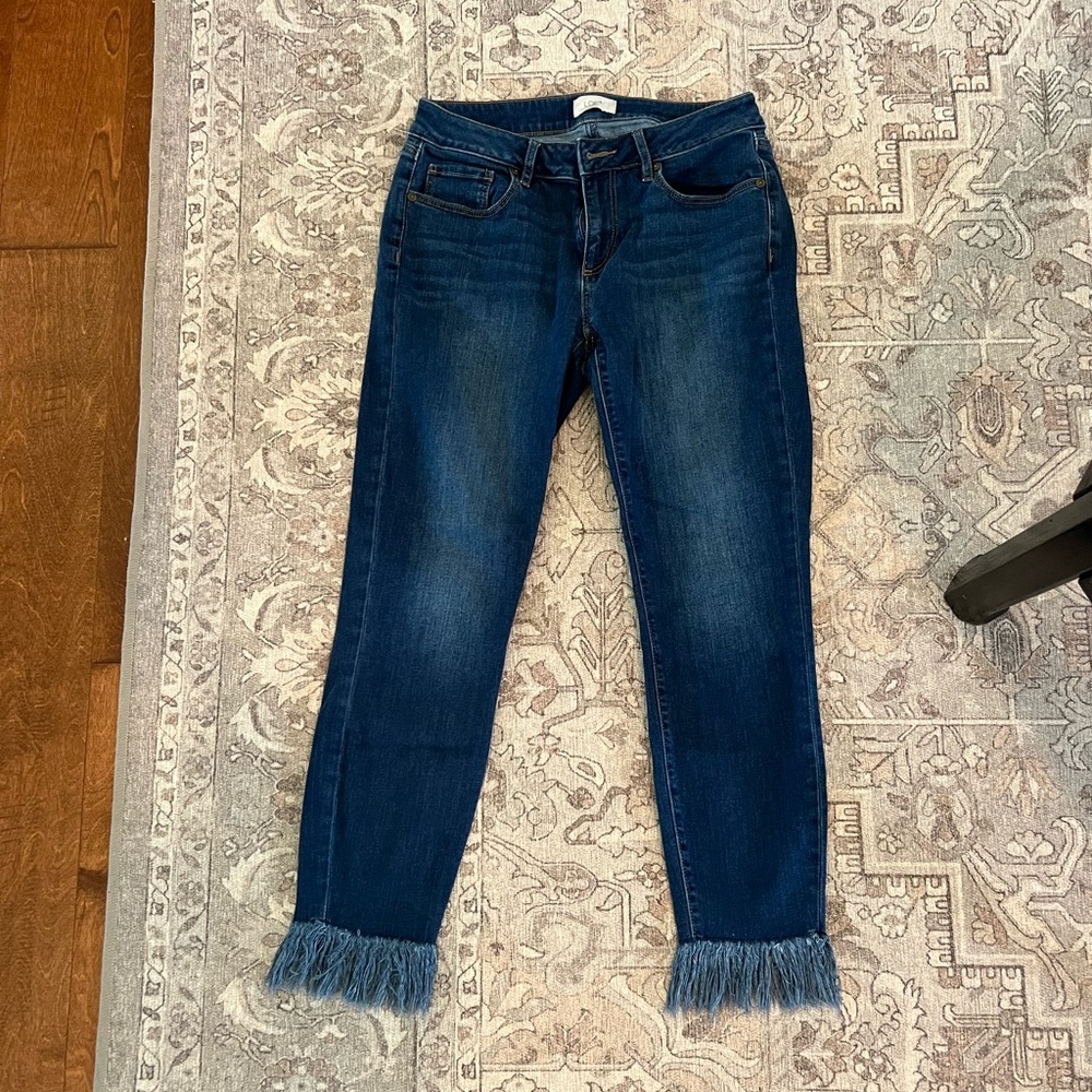 Loft Outlet size 4 curvy skinny jeans